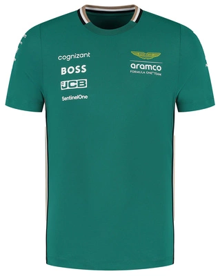 Aston Martin F1 Men's 2025 Team T-Shirt - Green