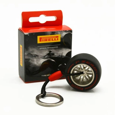 Pirelli Tyre Soft Red Keyring