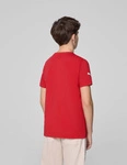 Scuderia Ferrari F1 Kid's Large Shield T-Shirt - Dark Cherry