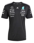 Mercedes AMG Petronas F1 adidas 2025 Women's Team Driver T-Shirt - Black