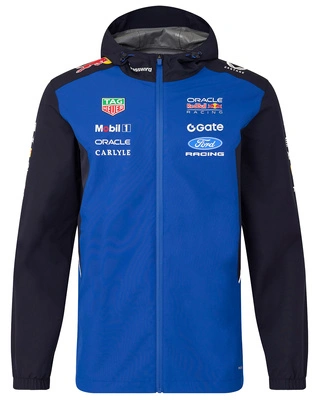 Red Bull Racing F1 Men's 2026 Team Rain Jacket - Blue