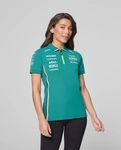 Aston Martin F1 Women's 2025Team Polo Shirt - Green