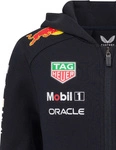 Red Bull Racing F1 Kid's 2025 Full Zip Hoodie - Navy