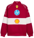 Scuderia Ferrari F1 Men's 2025 Team Vintage Jacket - Dark Cherry