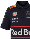 Red Bull Racing F1 Kid's 2025 Team Polo Shirt - Navy