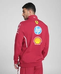 Scuderia Ferrari F1 Men's 2025 Team 1/2 Zip Sweatshirt - Dark Cherry