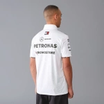 Mercedes AMG Petronas F1 Men's 2024 Team Polo Shirt - White