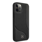 Mercedes-Benz Hard Case Leather Perforated Area iPhone 12 Pro Max Case