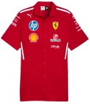 Scuderia Ferrari F1 Men's 2025 Team Short Sleeve Shirt - Dark Cherry