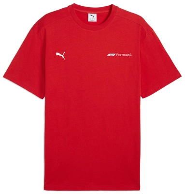 F1 Collection PUMA ESS F1 Men's Logo Relaxed T-shirt - Red