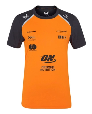 McLaren F1 2025 Women's Team T-Shirt - Papaya