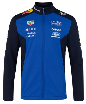 Red Bull Racing F1 Men's 2026 Team Softshell Jacket - Blue