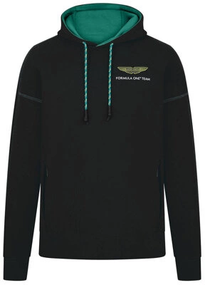 Aston Martin F1 Team Men's Logo Hoody - Black
