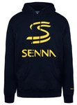 Ayrton Senna F1 Men's Legacy Pullover Hoodie - Navy