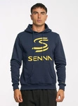 Ayrton Senna F1 Men's Legacy Pullover Hoodie - Navy