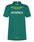 Aston Martin F1 Women's 2025Team Polo Shirt - Green