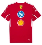 Scuderia Ferrari F1 Men's 2025 Team T-Shirt - Dark Cherry