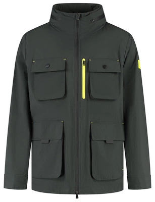 Aston Martin F1 Men's 6 Pocket Jacket - Black