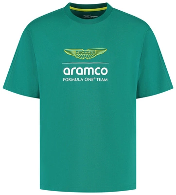 Aston Martin F1 Men's Large Logo T-Shirt - Green