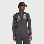 Mercedes AMG Petronas F1 adidas 2025 Men's Team Long Sleeve T-Shirt - Black