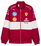 Scuderia Ferrari F1 Men's 2025 Team Vintage Jacket - Dark Cherry
