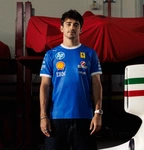 Scuderia Ferrari F1 Puma 2025 Monza GP T-Shirt - Blue