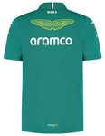 Aston Martin F1 Men's 2025 Team Polo Shirt - Green