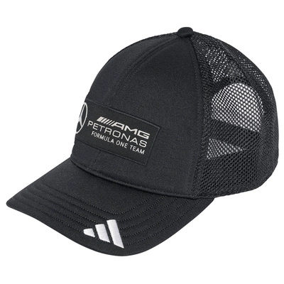 Mercedes AMG Petronas F1 adidas Logo Trucker Cap - Black