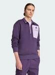 Mercedes AMG Petronas F1 adidas Men's Premium Woven Fleece Sweatshirt - Purple