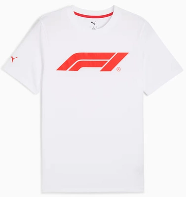 F1 Collection PUMA ESS F1 Men's Logo T-shirt - White