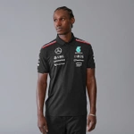 Mercedes AMG Petronas F1 Men's 2024 Team Polo Shirt - Black