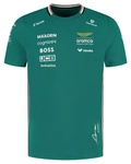 Aston Martin F1 Men's 2025 Fernando Alonso Driver T-Shirt - Green