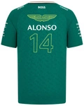Aston Martin F1 Team Men's Fernando Alonso Driver T-Shirt