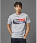 Red Bull Racing x Pepe Jeans - Men's Color Block Logo T-shirt - Marl Grey