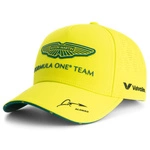 Aston Martin F1 2025 Official Fernando Alonso Driver Hat - Yellow