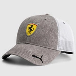 Scuderia Ferrari F1 PUMA Trucker Hat - Gray Dawn
