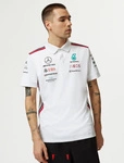 Mercedes AMG Petronas F1 Men's Team Polo Shirt - White
