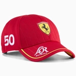 Ferrari AF Corse Hypercar Le Mans 2025 #50 Team Hat - Dark Cherry