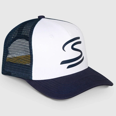 Ayrton Senna F1 Leisure Trucker Cap - Navy/White