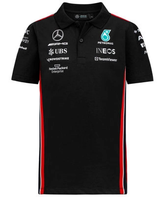 Mercedes AMG F1 2023 children's polo shirt