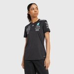 Mercedes AMG Petronas F1 adidas 2025 Women's Team Driver T-Shirt - Black