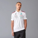 Mercedes AMG Petronas F1 Men's 2024 Team Polo Shirt - White