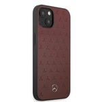 Mercedes-Benz Hard Case Leather Stars Pattern iPhone 13 mini case