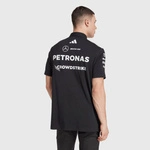 Mercedes AMG Petronas F1 adidas 2025 Men's Team Polo Shirt - Black