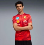 Scuderia Ferrari F1 Puma 2025 Las Vegas GP T-Shirt - Red