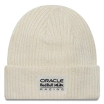 Red Bull Racing F1 New Era Repreve Short Cuff Beanie Hat - Cream