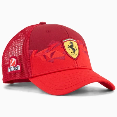 Scuderia Ferrari F1 Puma 2025 Las Vegas GP Hat - Red