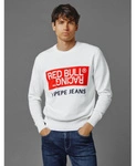 Red Bull Racing x Pepe Jeans - Men's Intarsia Logo Knit Crew Neck Sweater