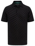 Mercedes-AMG Petronas F1 Men's Polka Dot Polo Shirt - Black