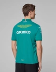 Aston Martin F1 Men's 2025 Team Polo Shirt - Green